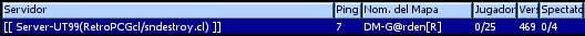 Entrada server UT99 en el juego